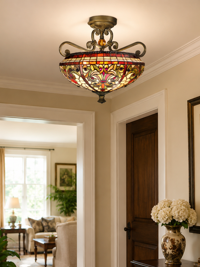 Baroque Semi Flush Mount
