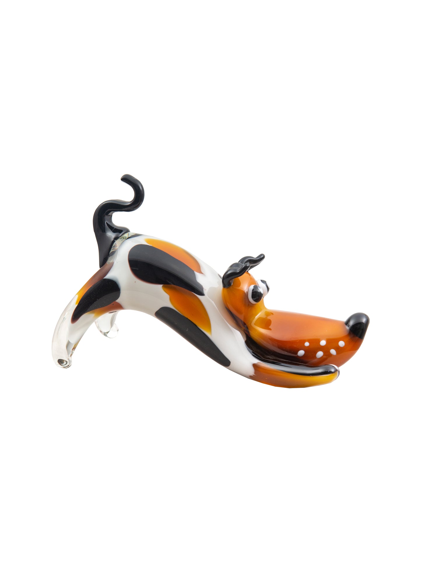 Zainy Dog Handcrafted Art Glass Figurine