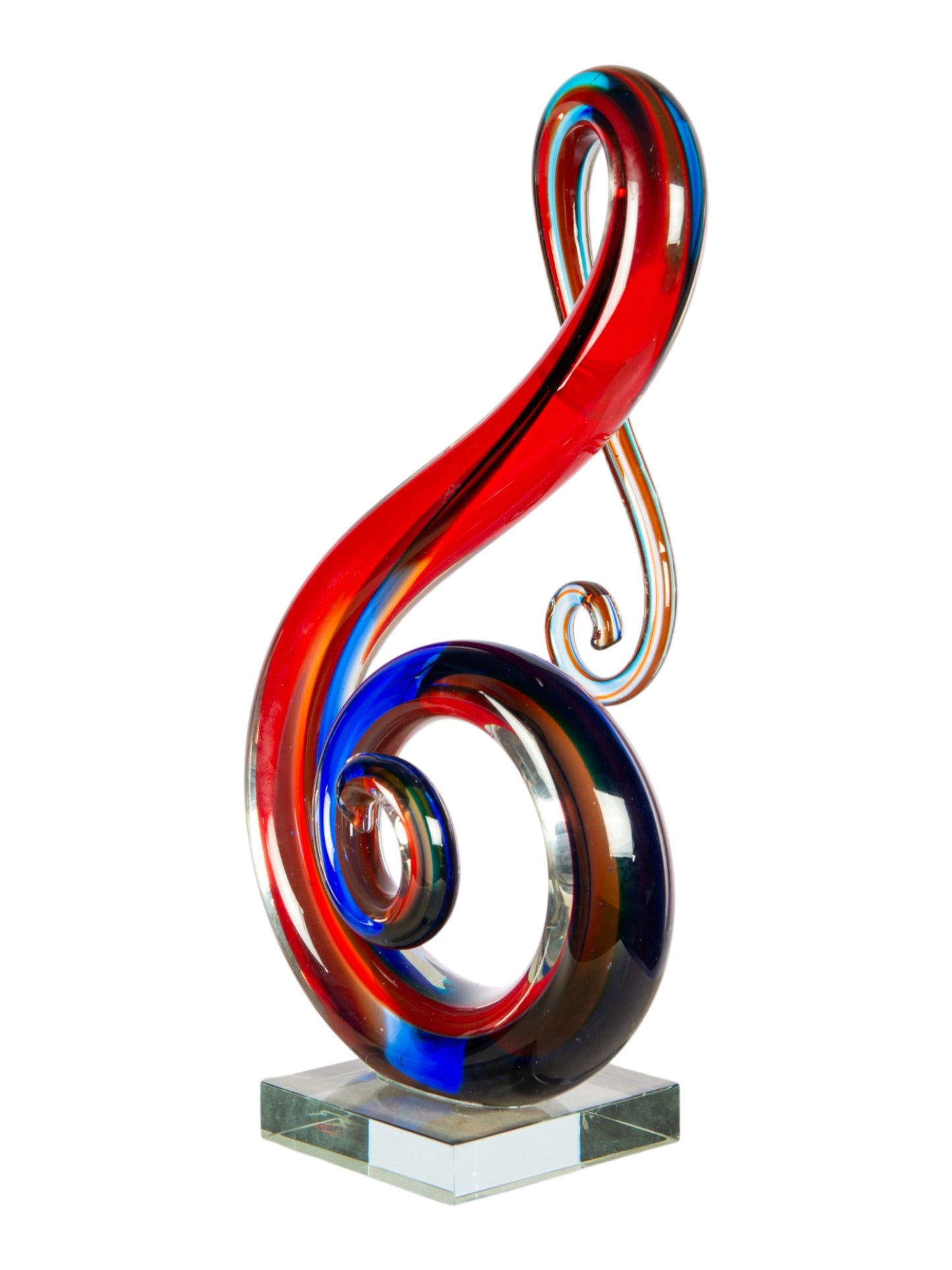 Virtuoso Handcrafted Art Glass Sculpture