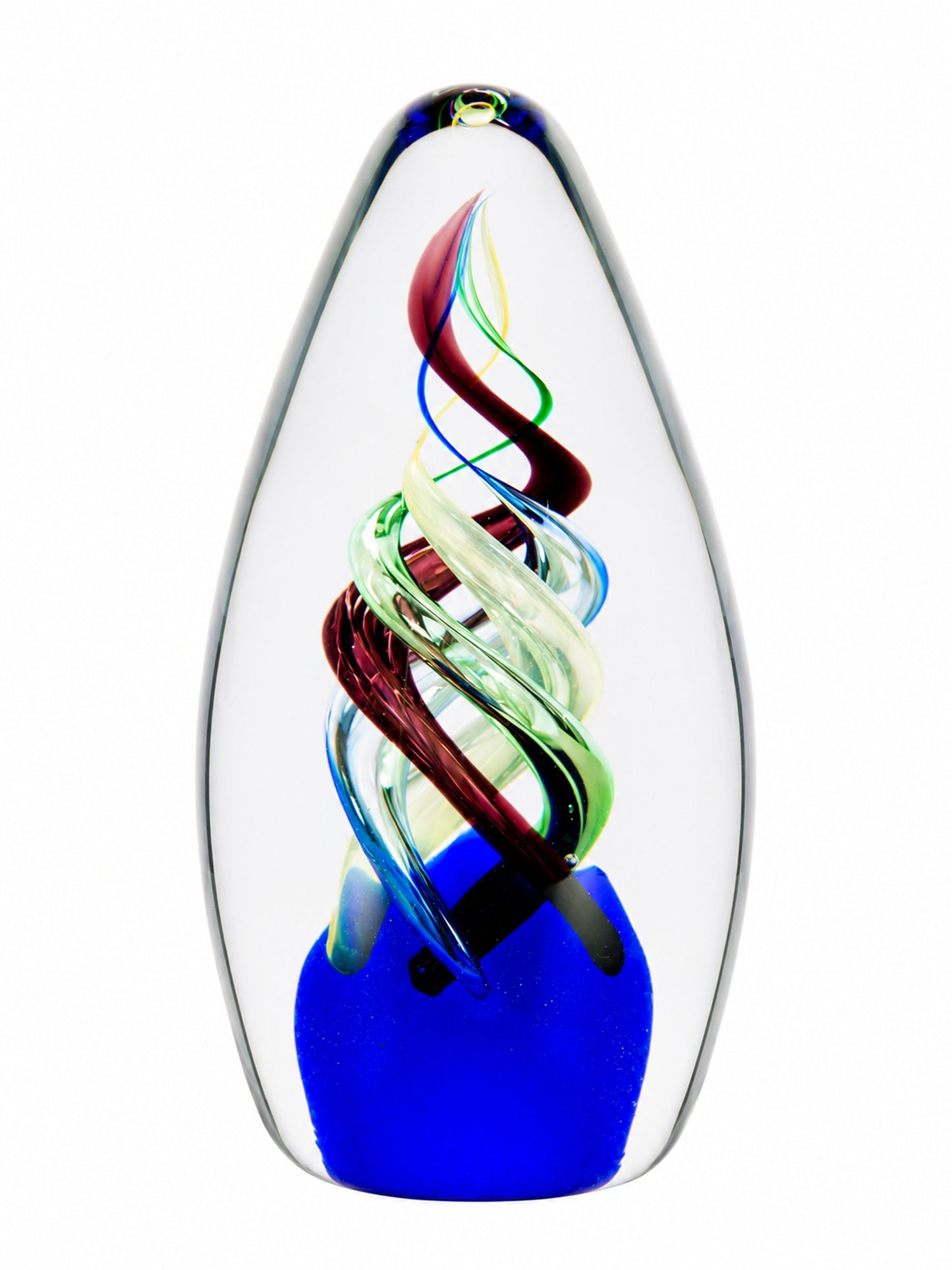Celestial Flame Handcrafted Art Glass Sculpture