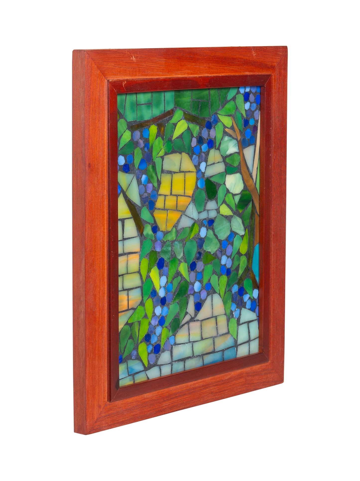 Grapevine Mosaic Art Glass Wall Art / Suncatchers