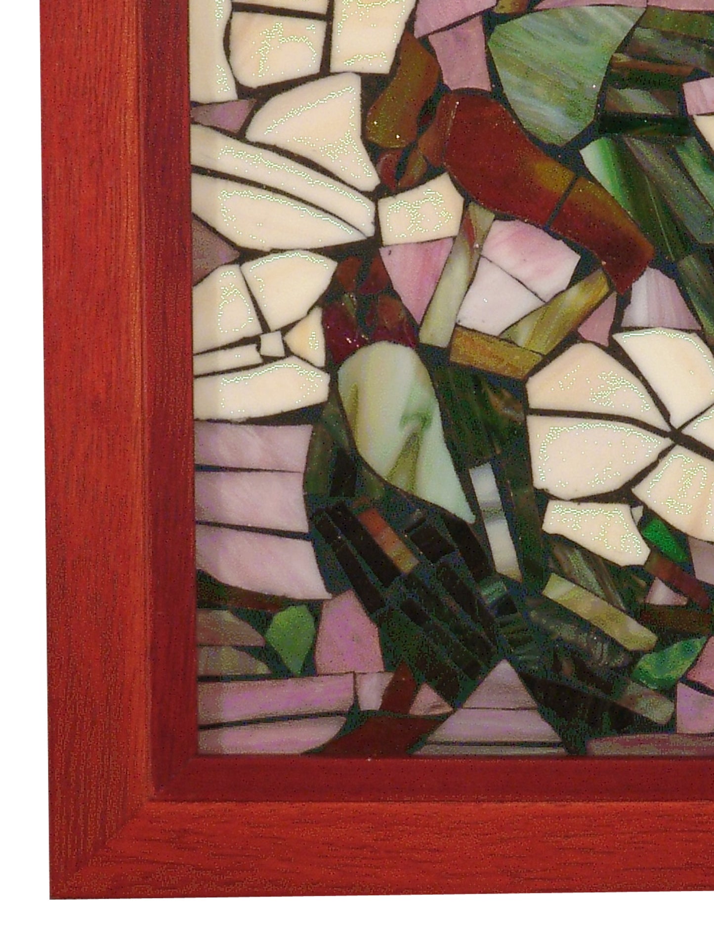 Parrots Mosaic Art Glass Wall Art / Suncatchers