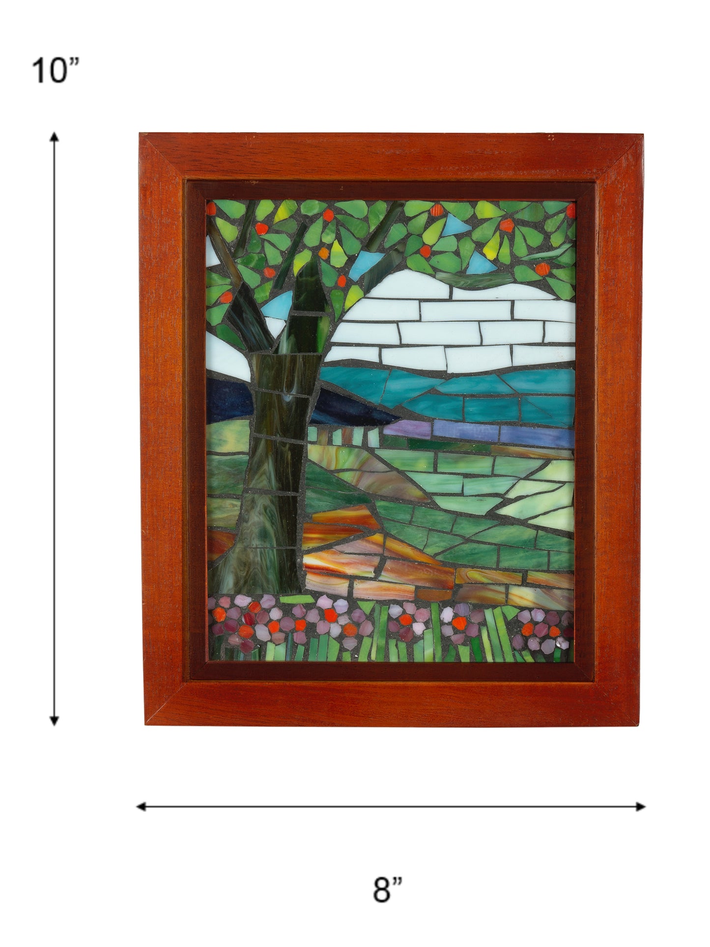 View Mt Mansfield Mosaic Art Glass Wall Art / Suncatchers