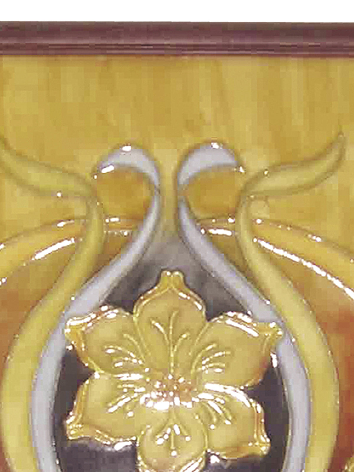 Dale Tiffany Pasque Flower Hand Painted Porcelain Wall Art / Suncatchers