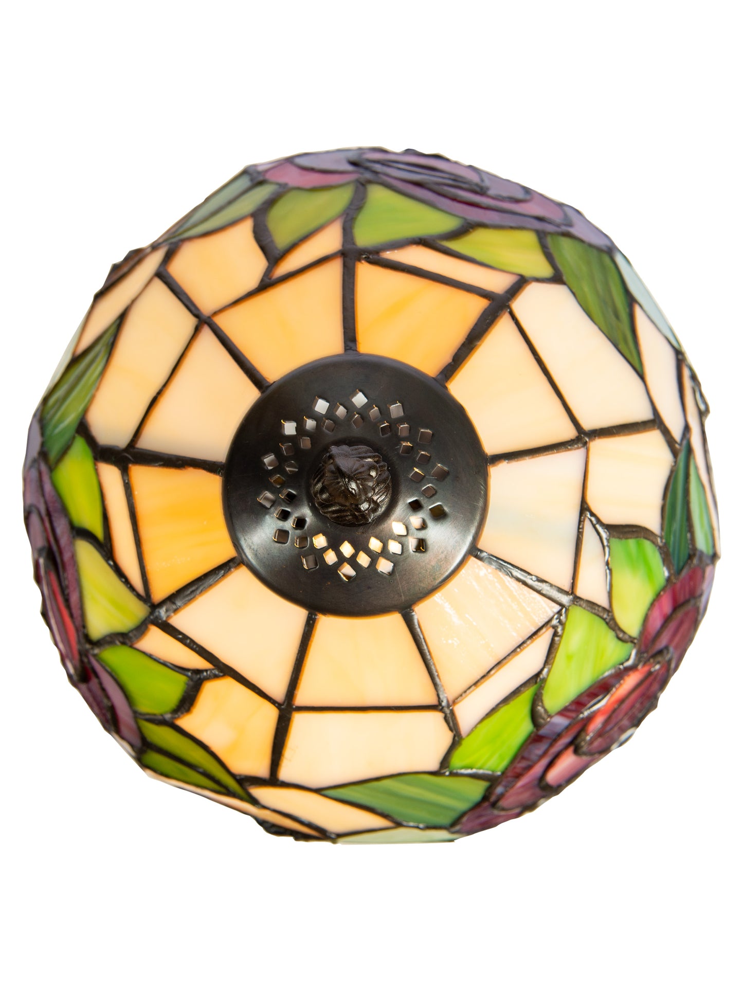 Indian Rose Tiffany Accent Lamp