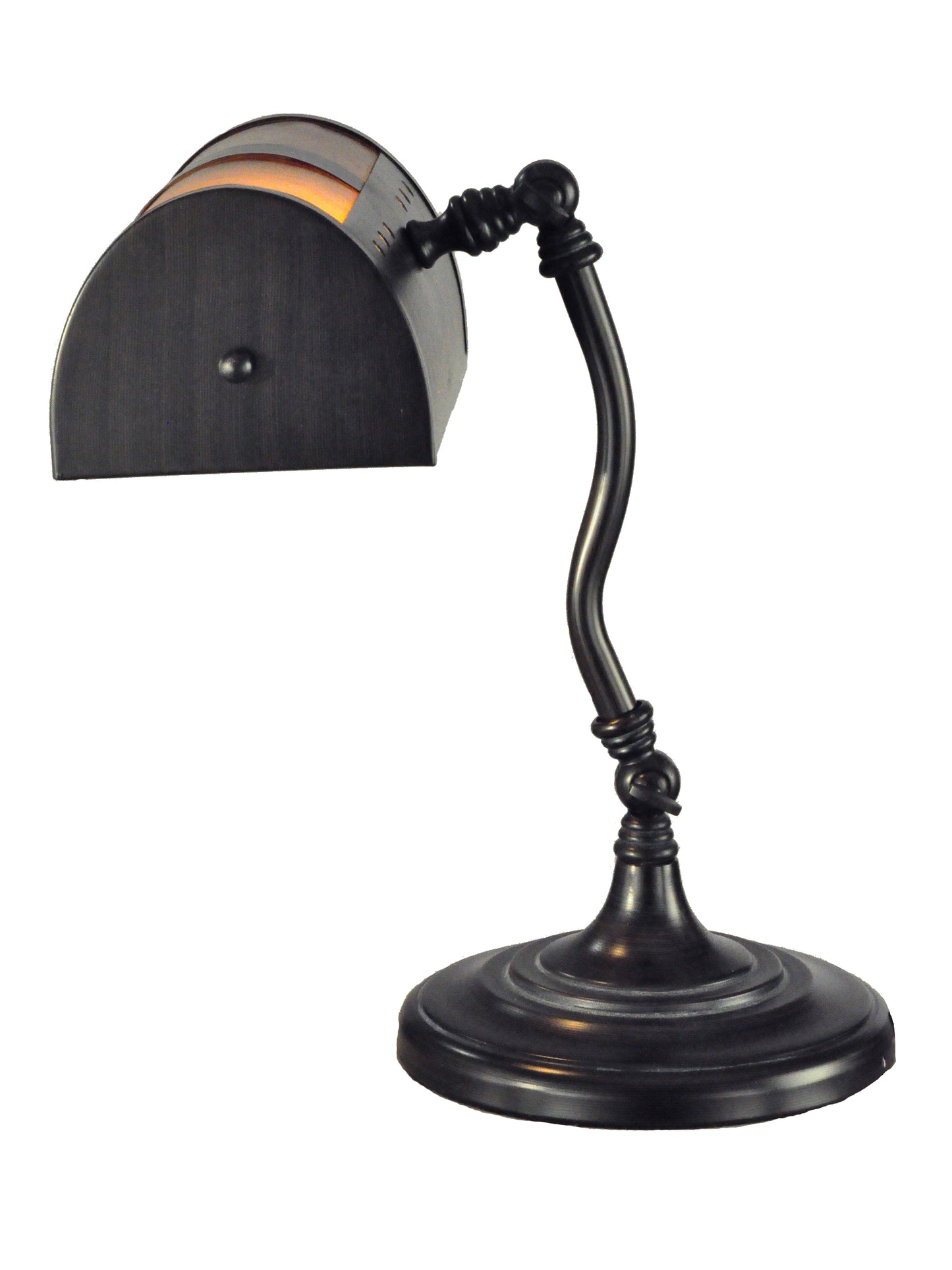 Egyptian Mica Tiffany Bank Accent Desk Lamp