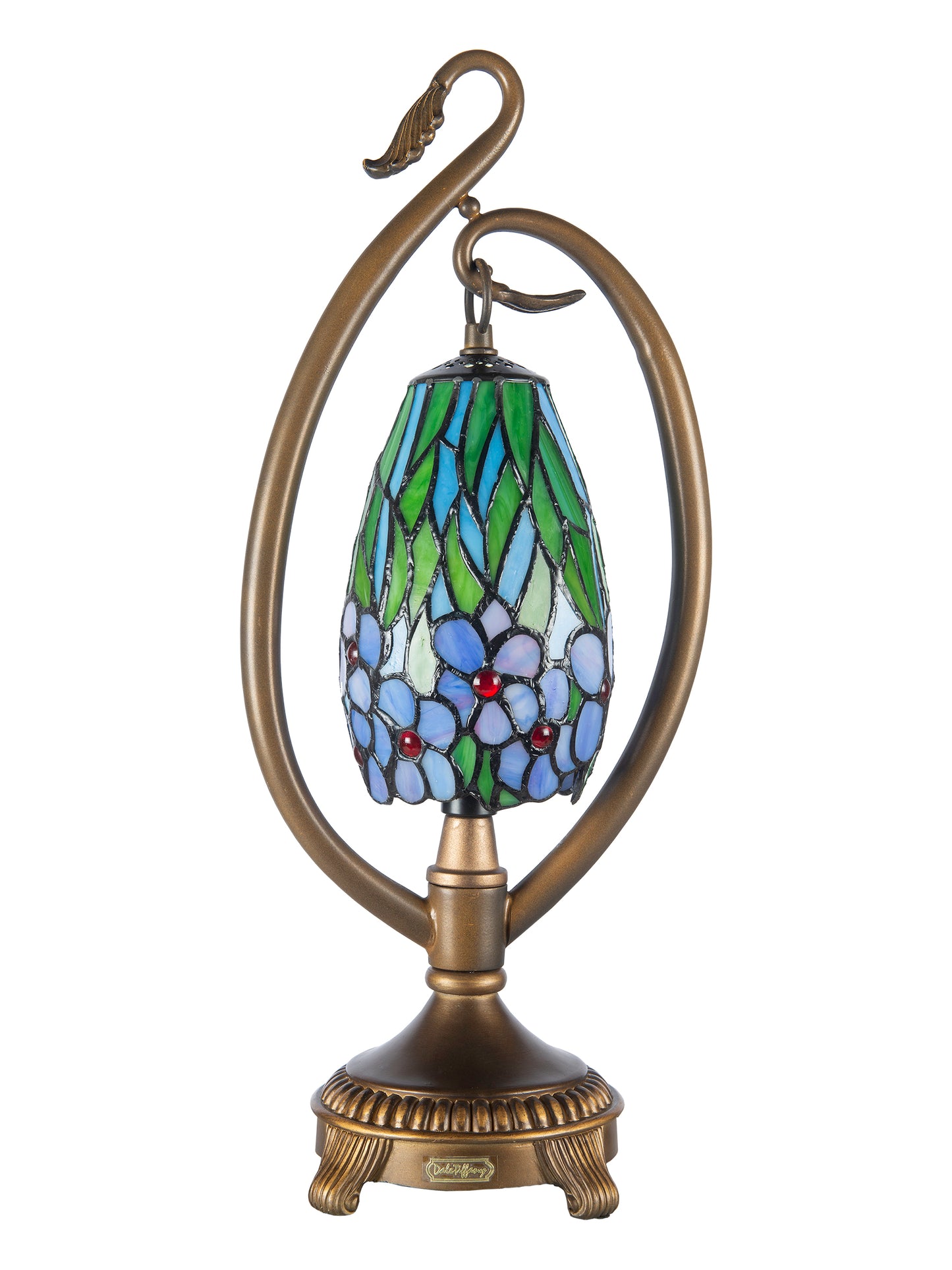 Grove Floral Tiffany Accent Lamp