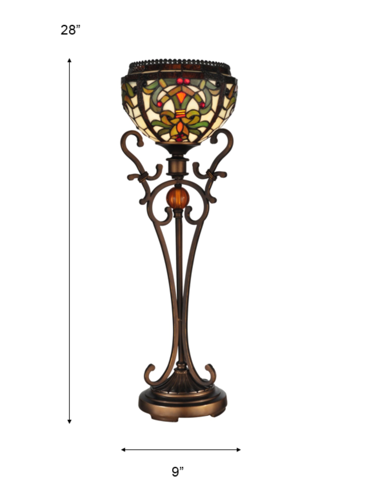 Boehme Tiffany Buffet Lamp