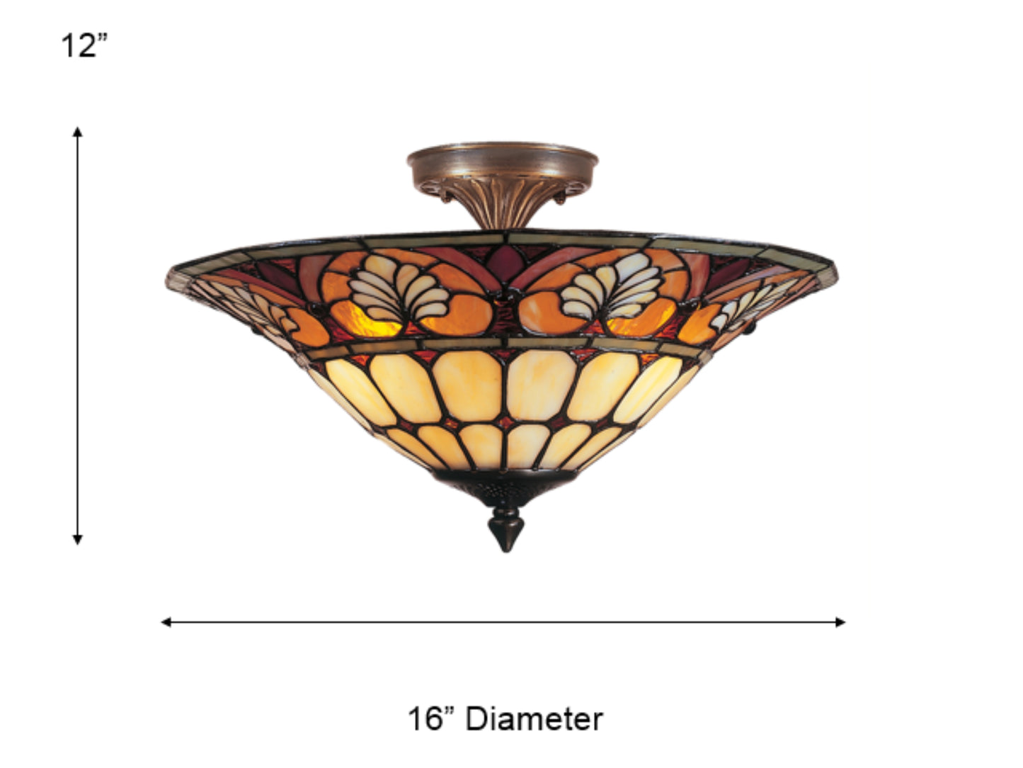Dylan Tiffany Flush Mount