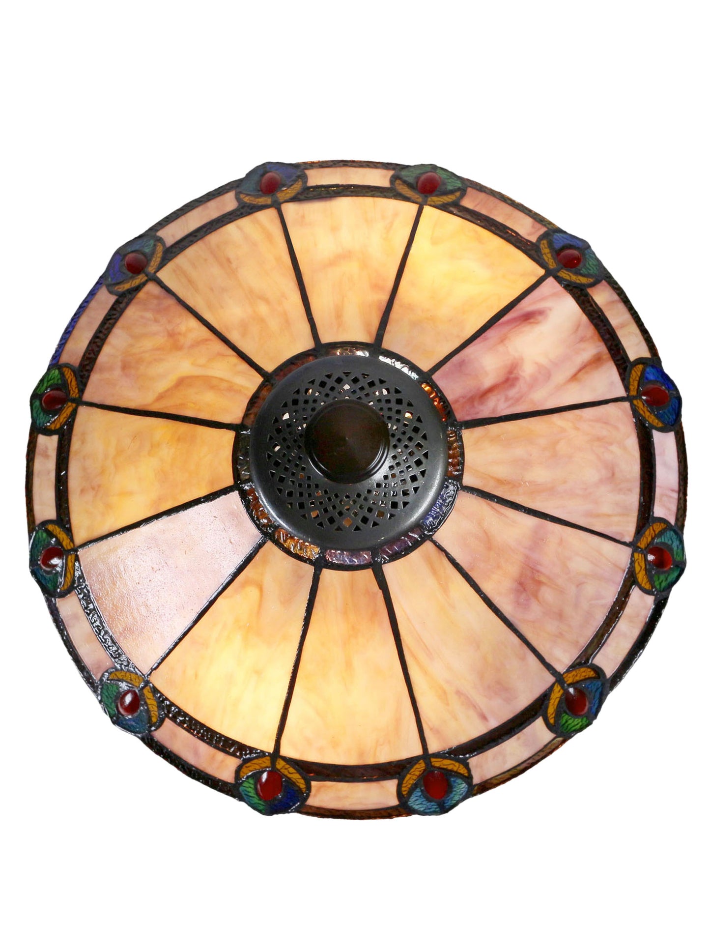 Aldridge Peacock Tiffany Table Lamp