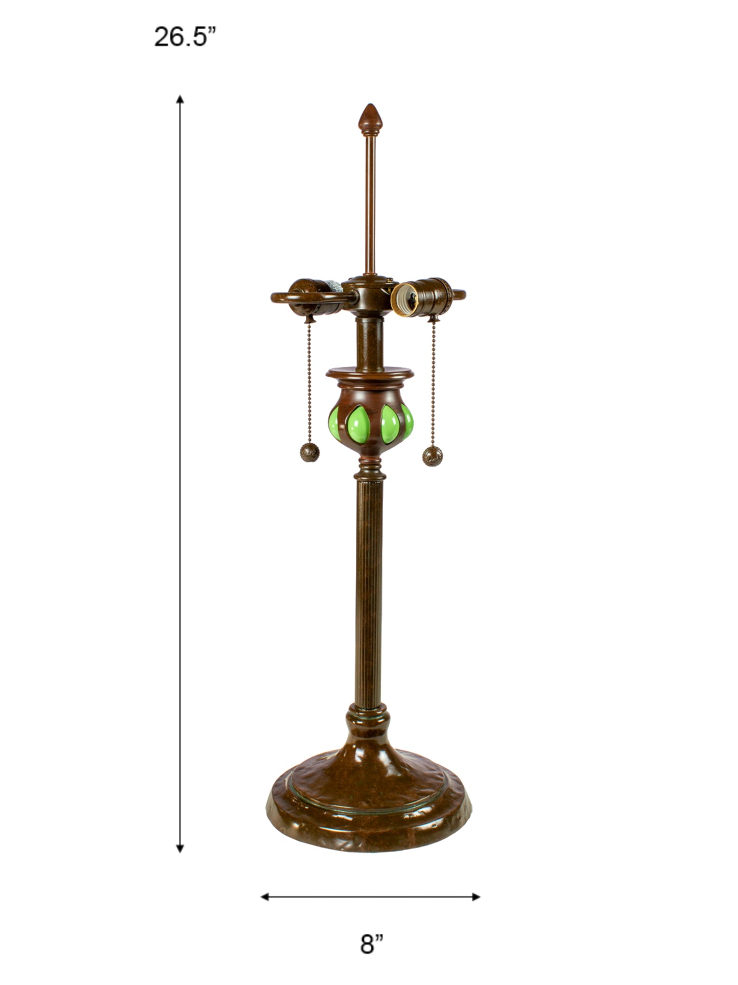 Vassar 27" Tall Antique Bronze Finish Bronze Base