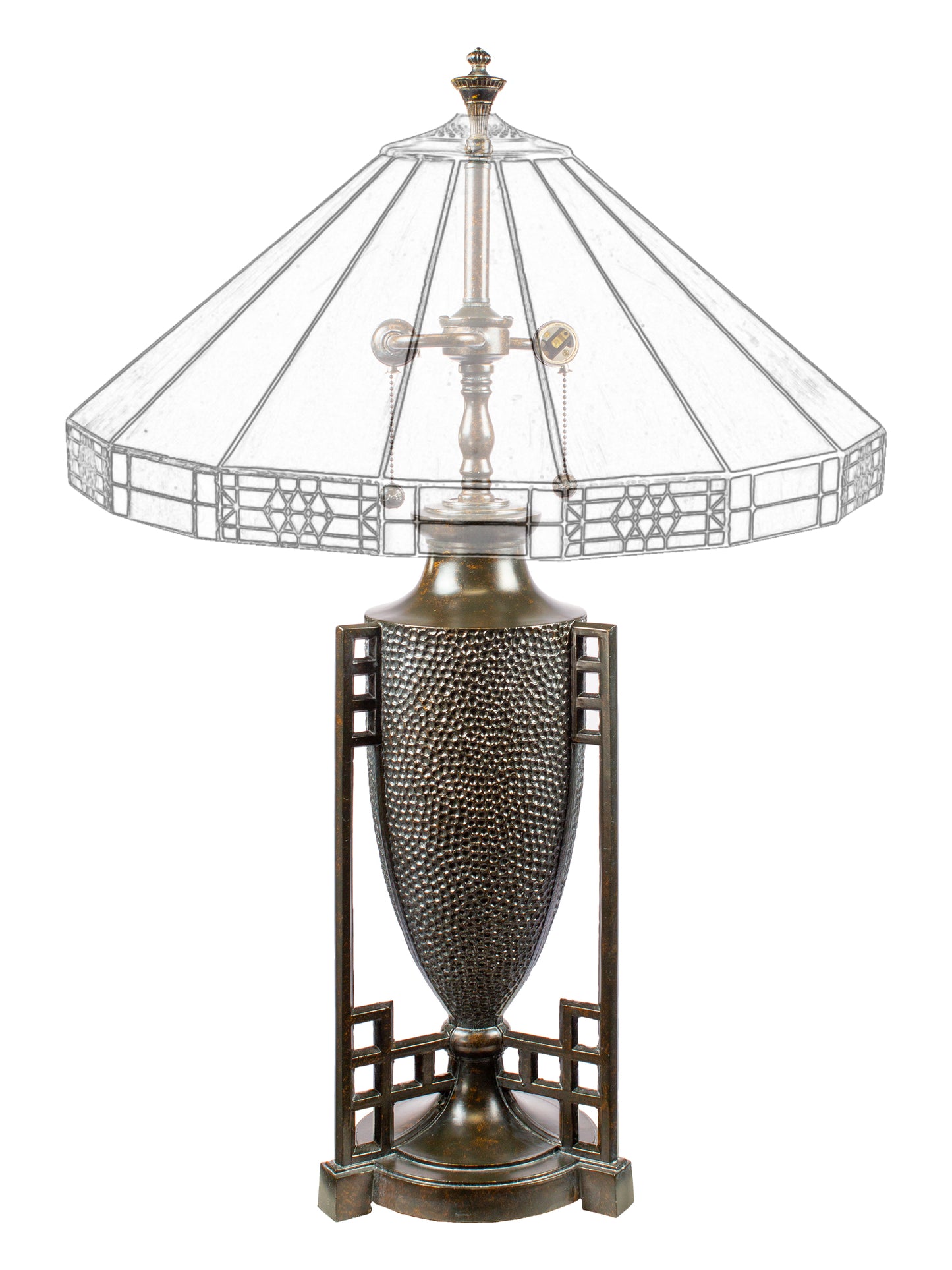 Majestic 31" Tall Fieldstone Finish Metal Base