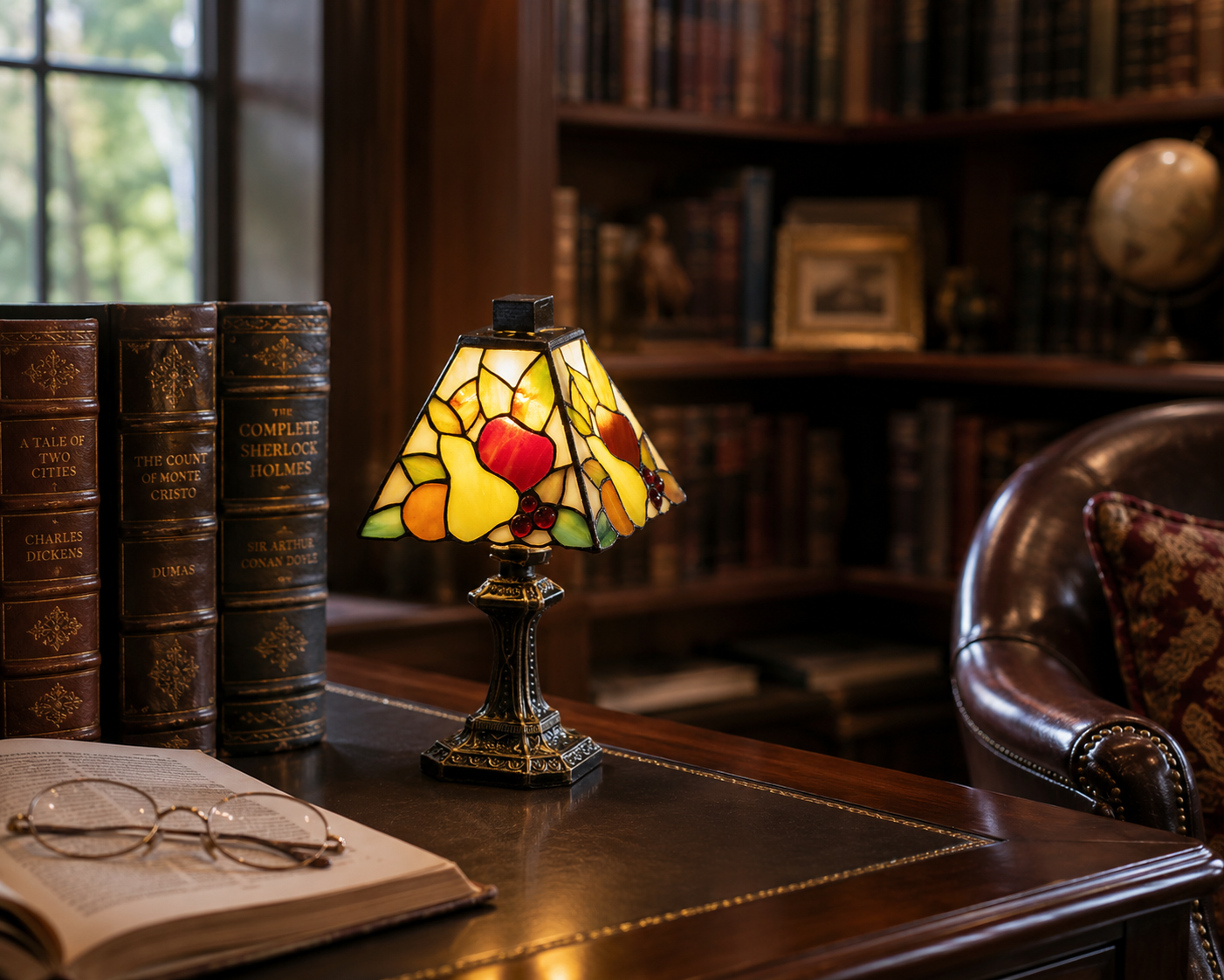 Fruit Mini Tiffany Accent Lamp