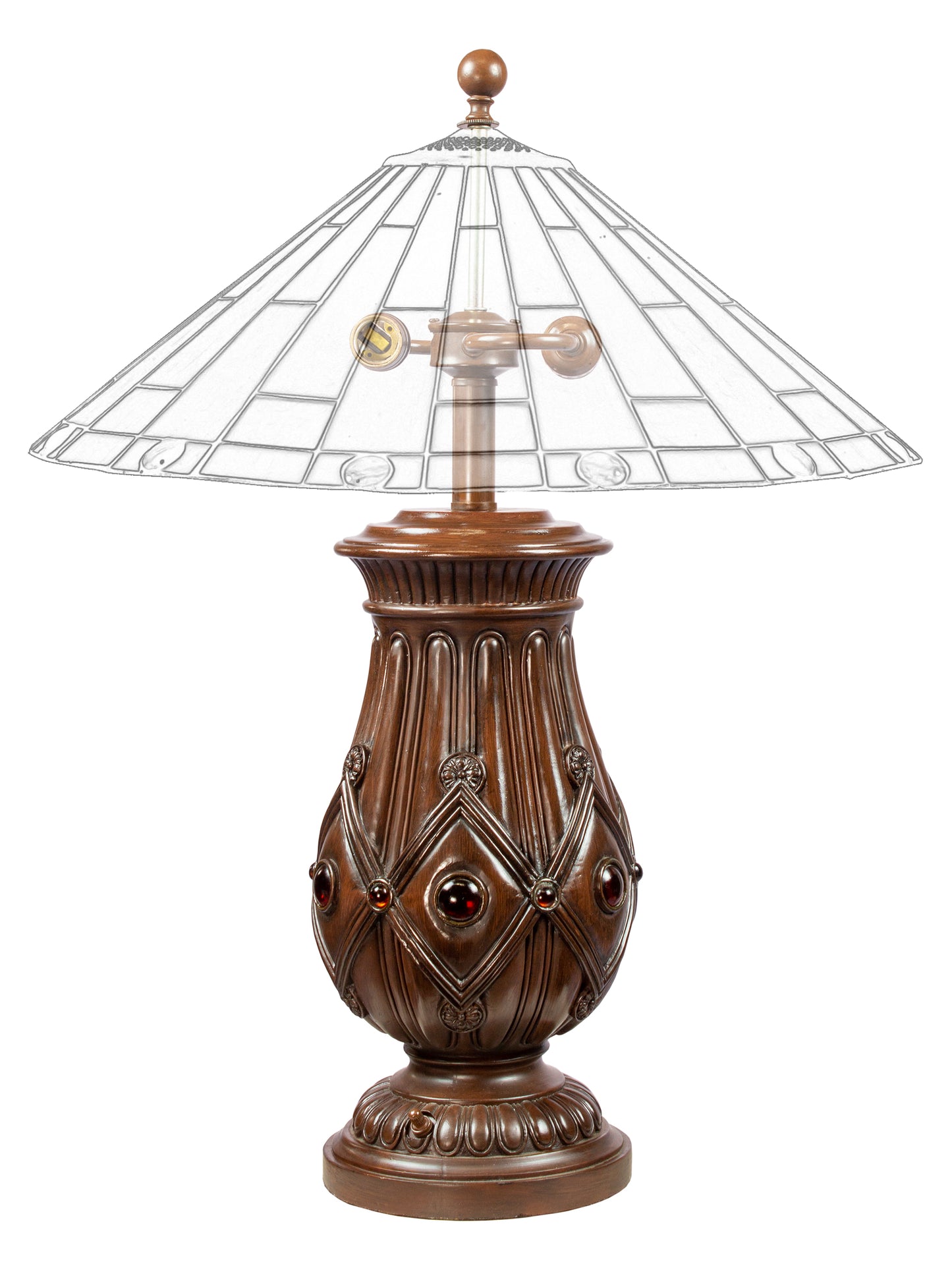 Viking 26" Tall Antique Bronze Finish Base