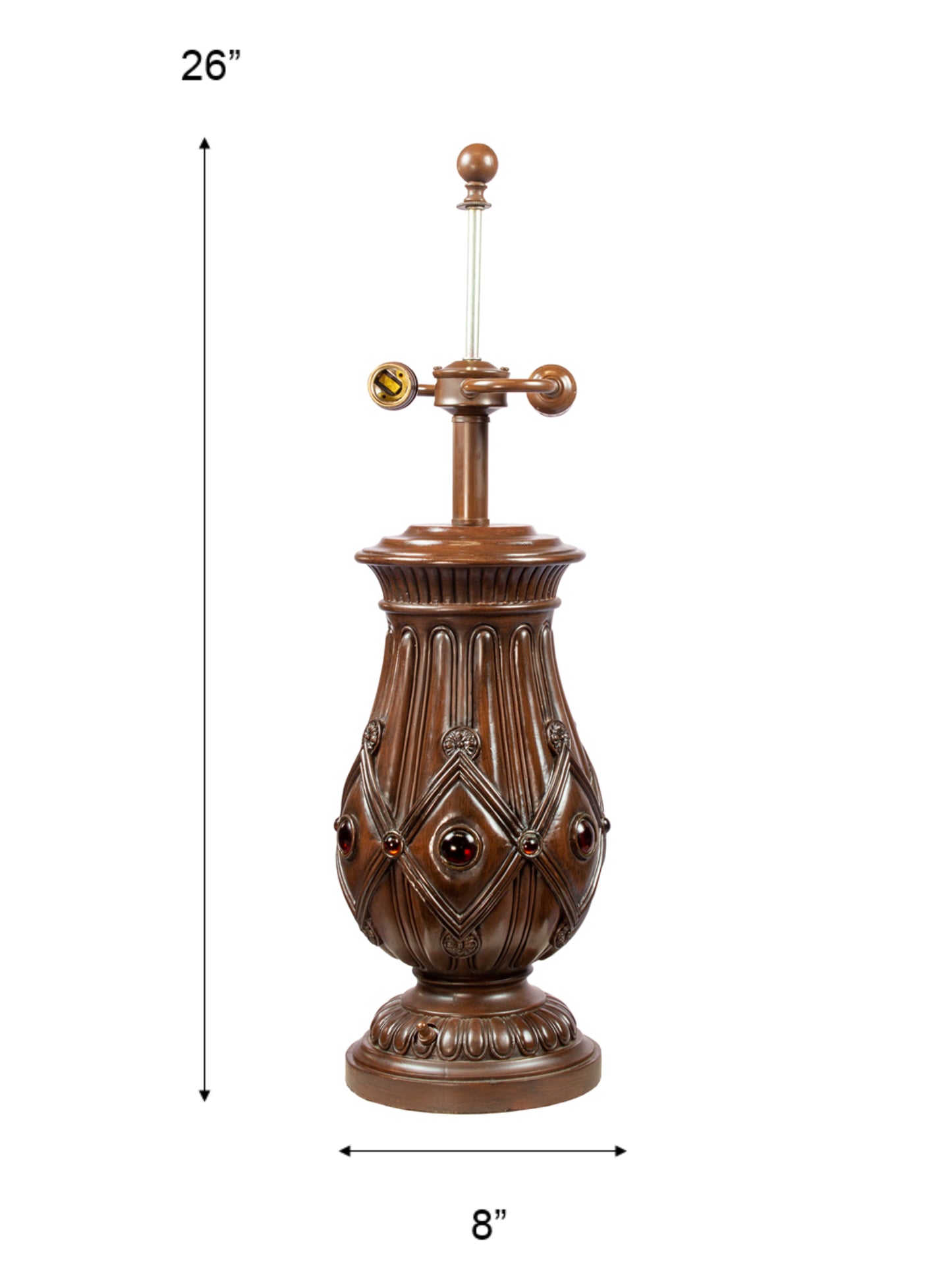 Viking 26" Tall Antique Bronze Finish Base