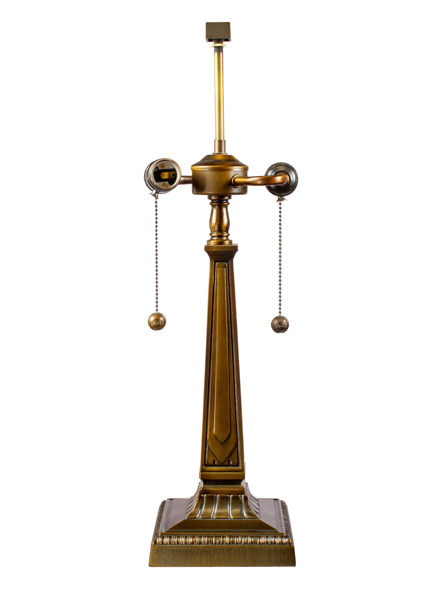 Roman 21" Tall Antique Bronze Finish Metal Base