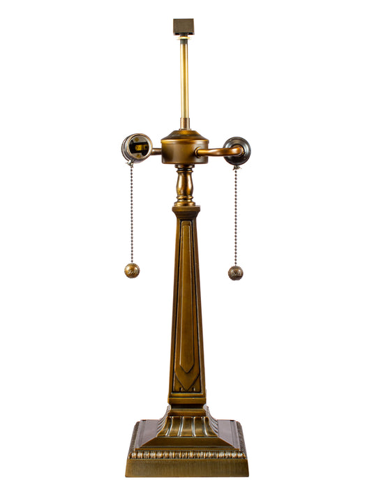 Roman 21" Tall Antique Bronze Finish Metal Base