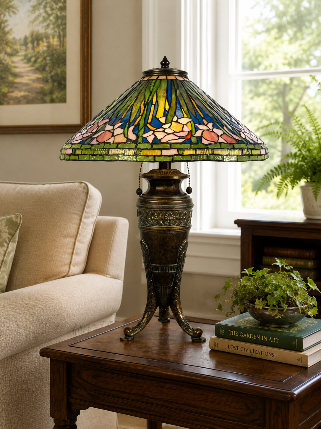 Daffodil Tiffany Table Lamp