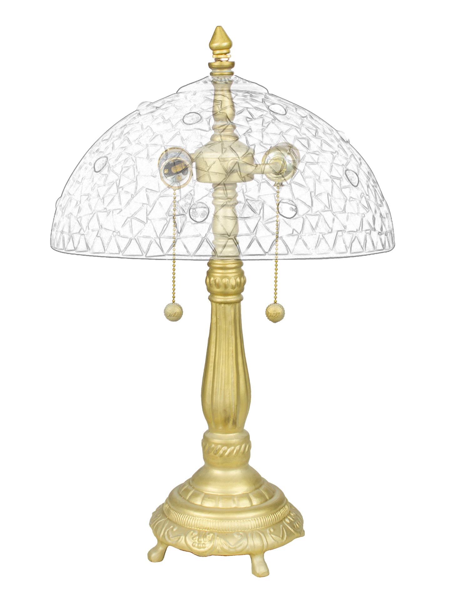 Perry Antique 21.5" Tall Gold Finish Metal Base