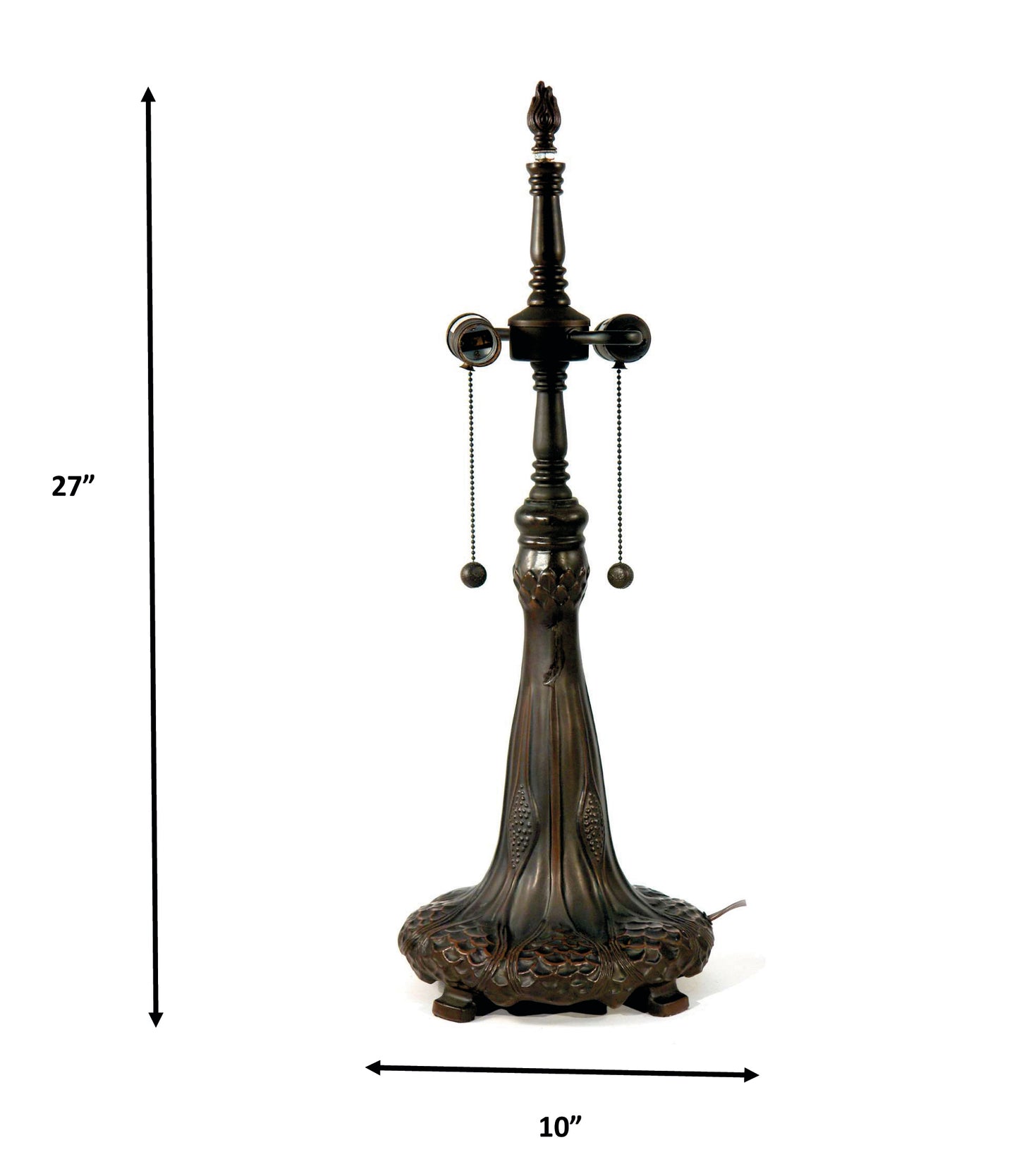 Wisteria Trunk 27" Tall Antique Bronze Finish Metal Base