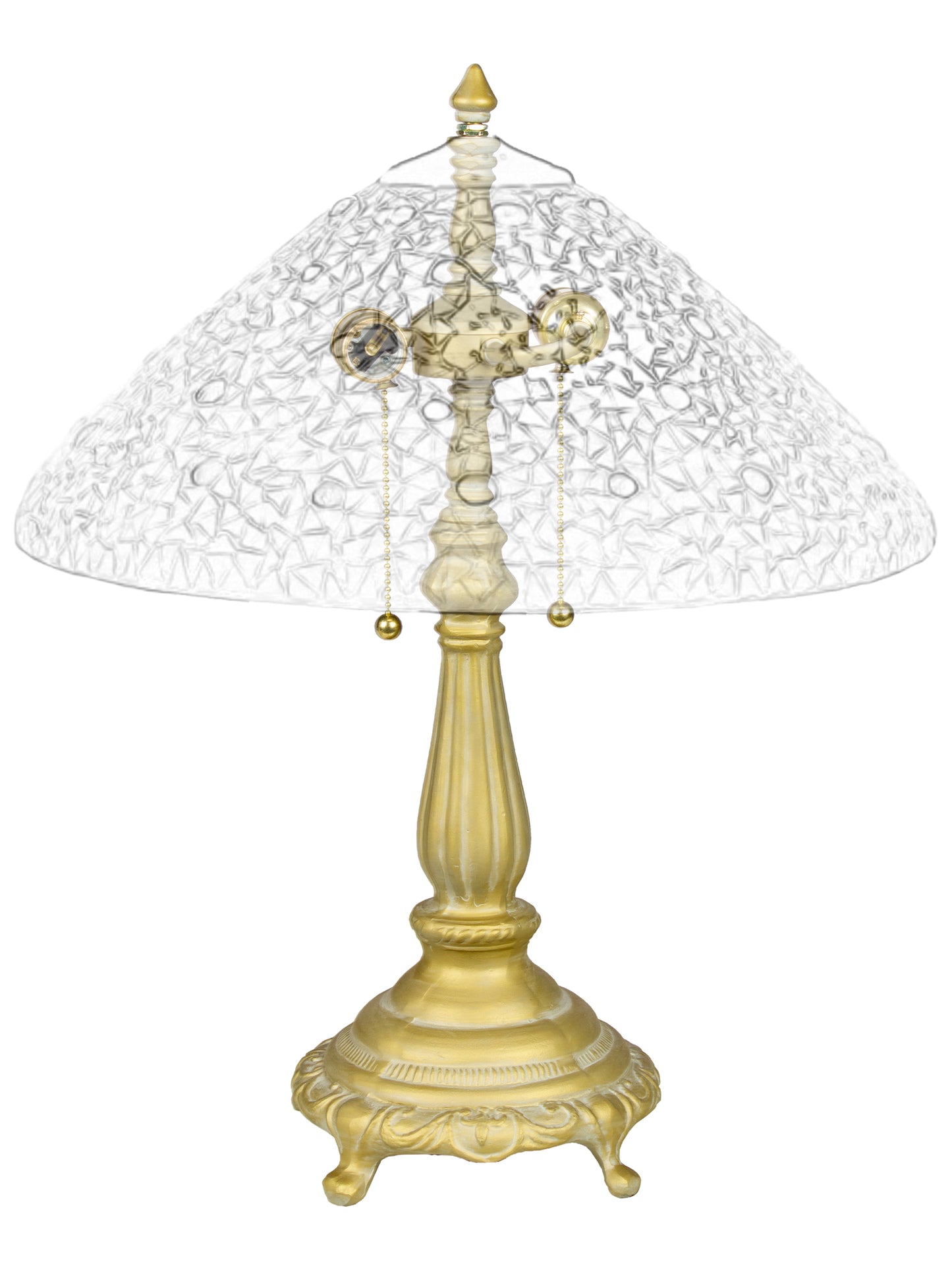 Serena 22" Tall Antique Gold Finish Metal Base