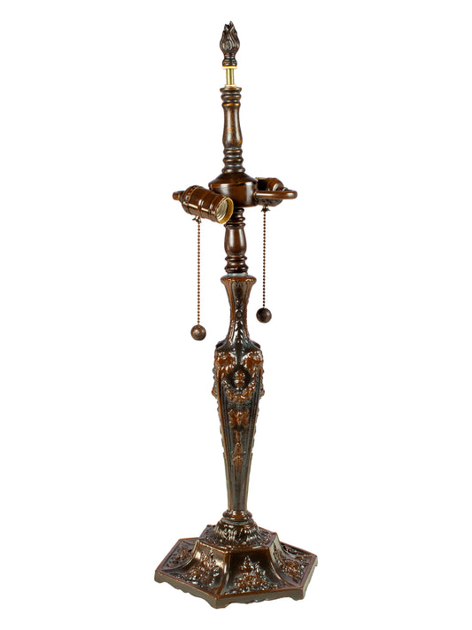 Lionness 23" Tall Antique Bronze Finish Metal Base