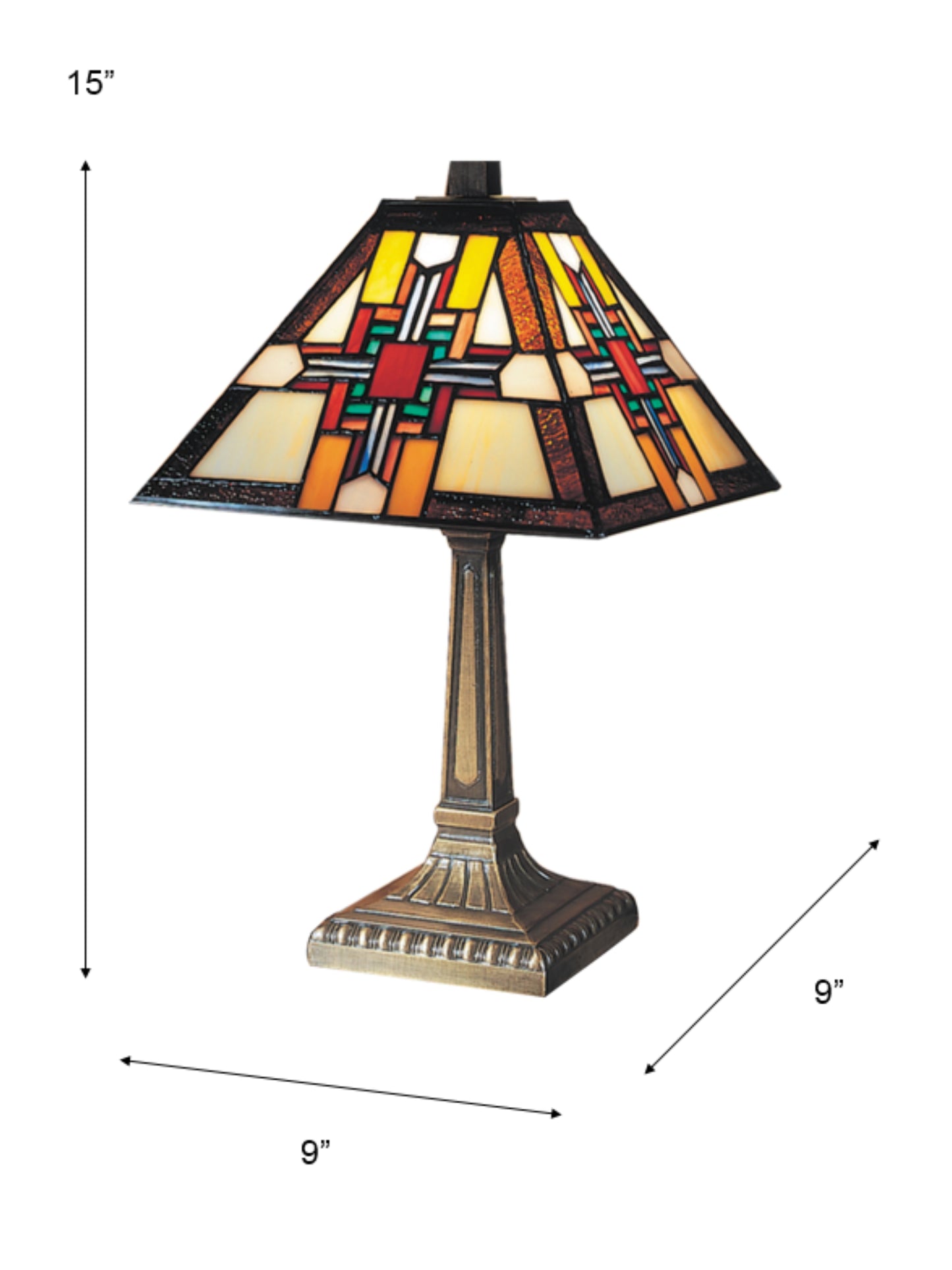 Morning Star Mission Tiffany Table Lamp