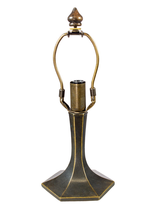 Hurricane 12" Tall Antique Bronze Finish Metal Base