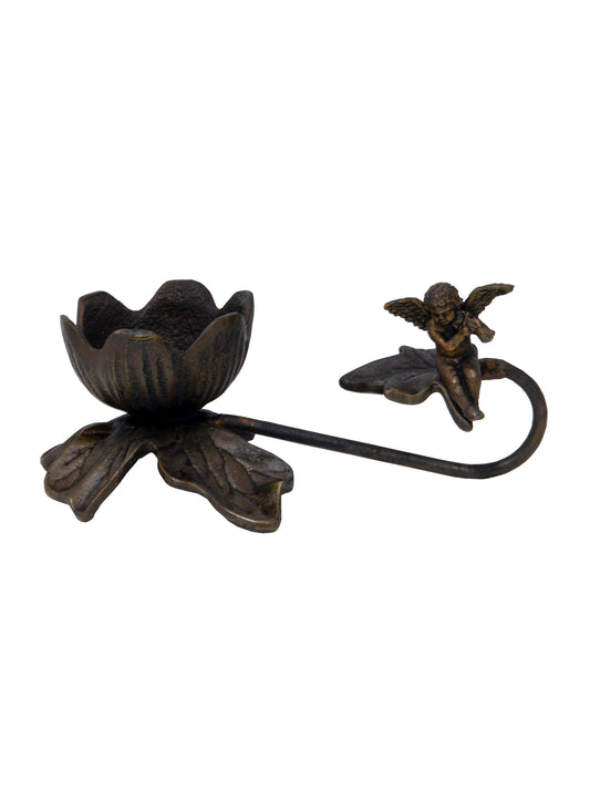 Angel Violin Metal Candle Holder Votive
