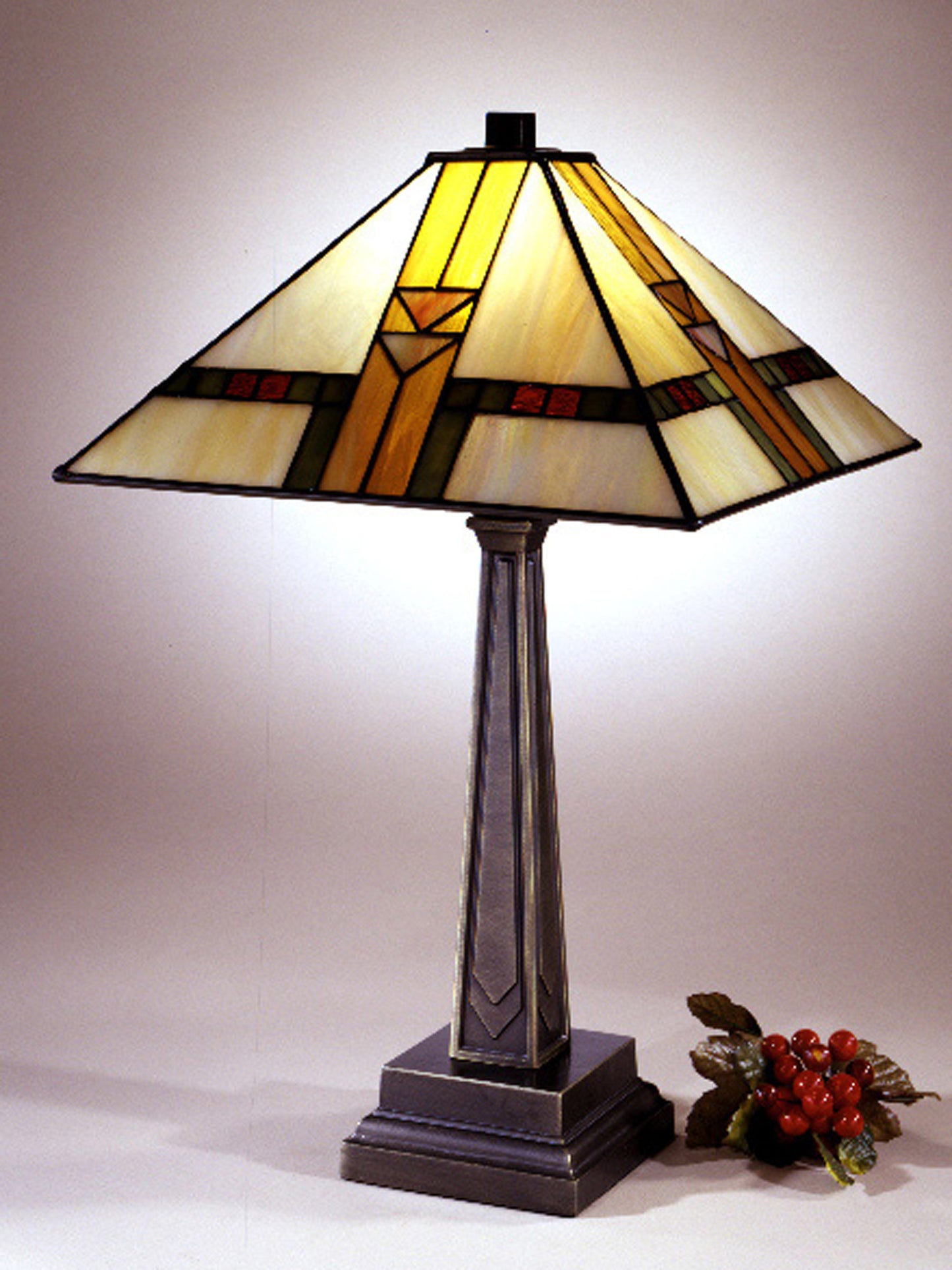 Edmund Mission Tiffany Table Lamp
