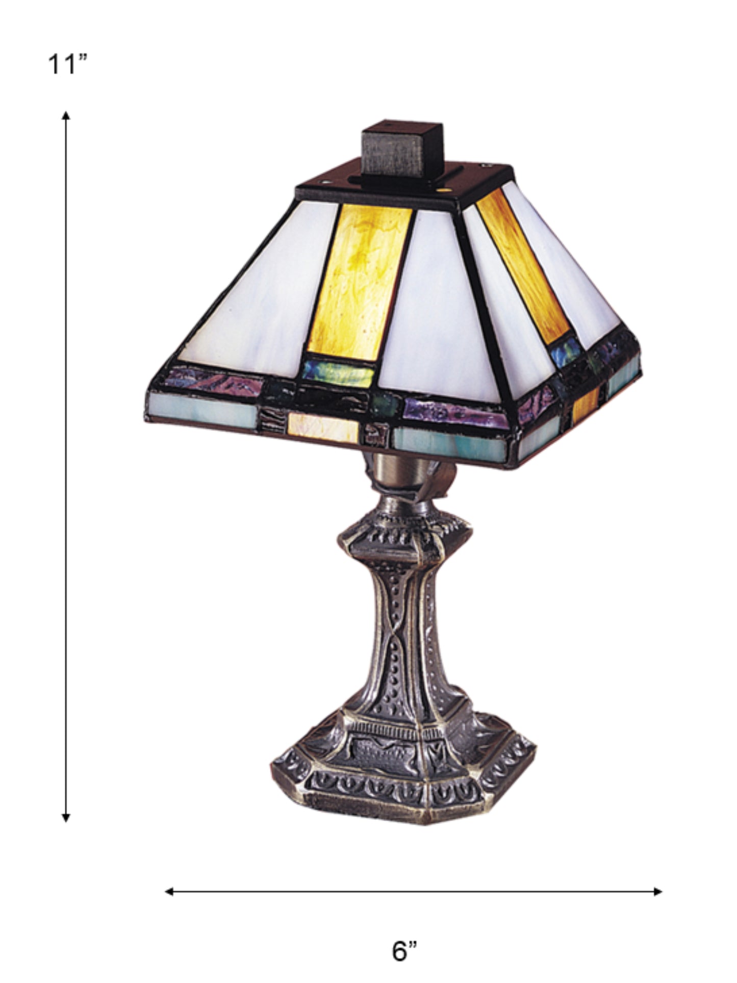 Tranquility Mission Tiffany Accent Lamp