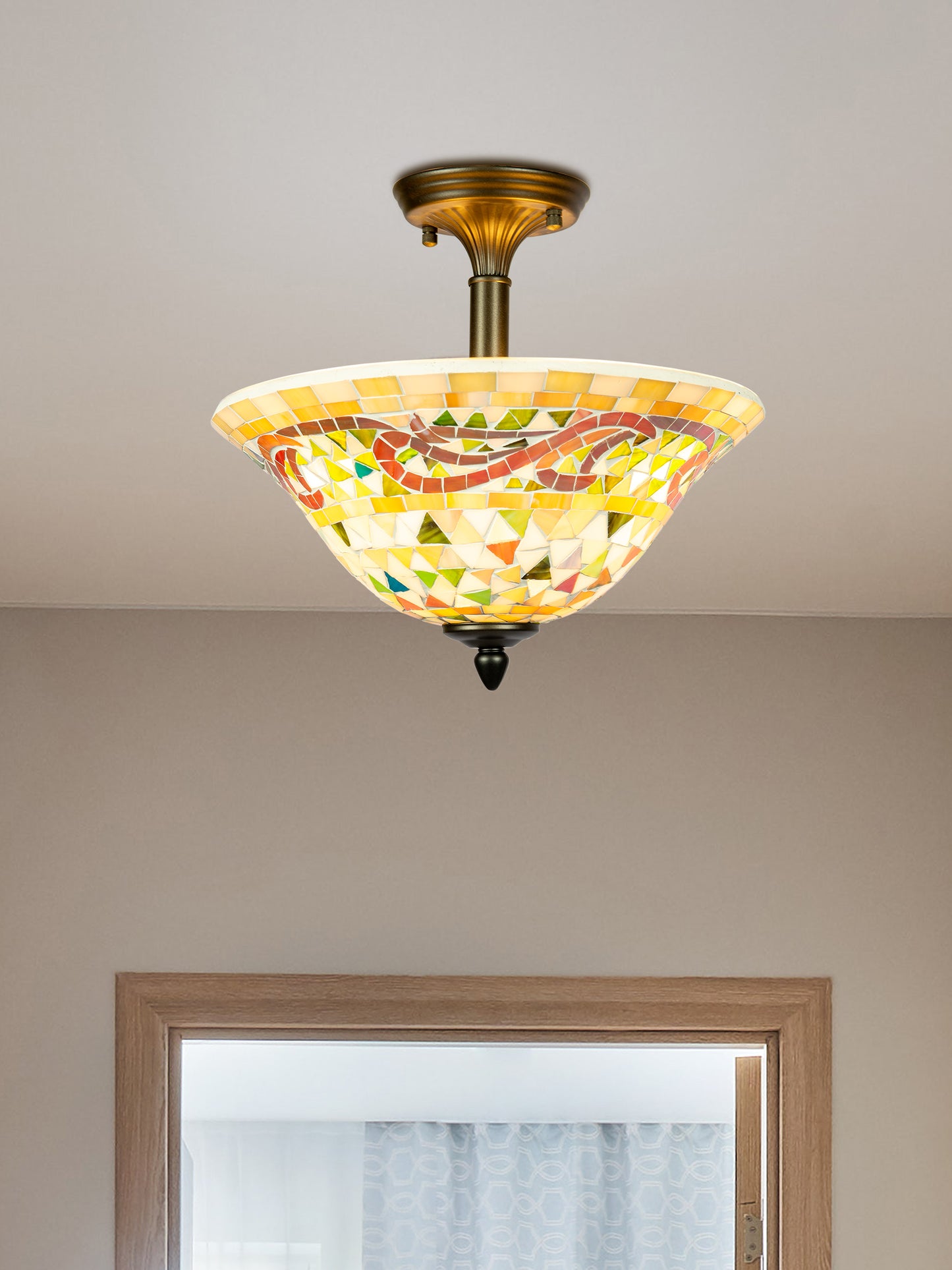 Bradshaw Mosaic Flush Mount