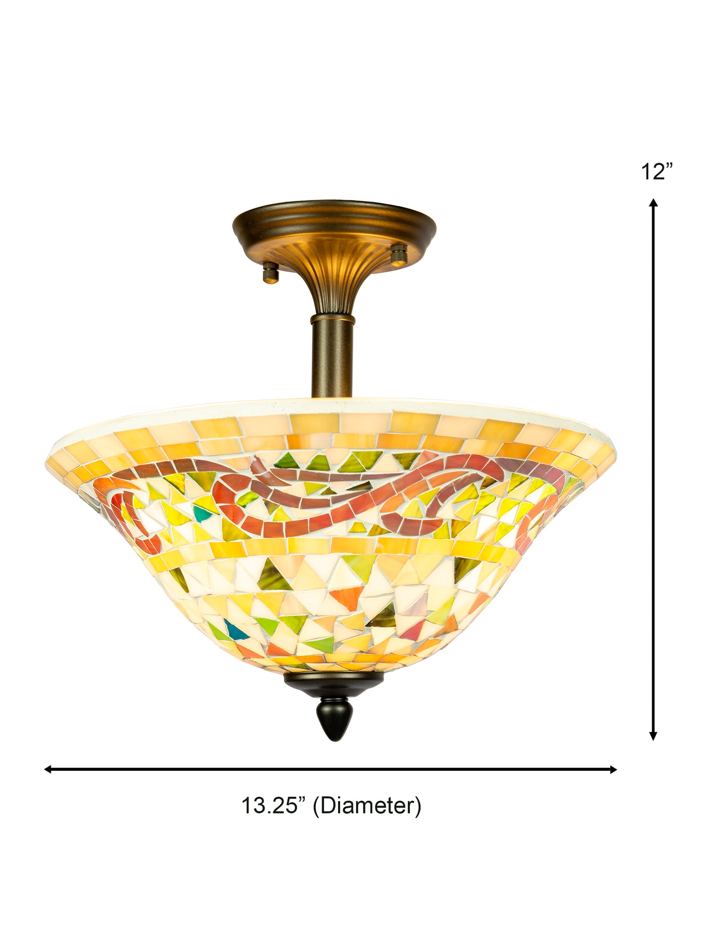 Bradshaw Mosaic Flush Mount