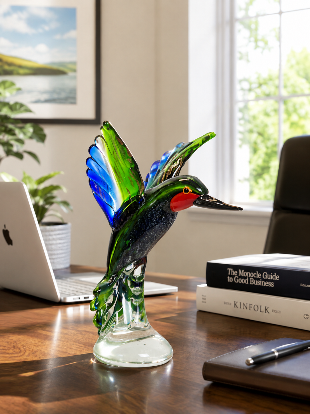 Hummingbird Handcrafted Art Glass Figurine