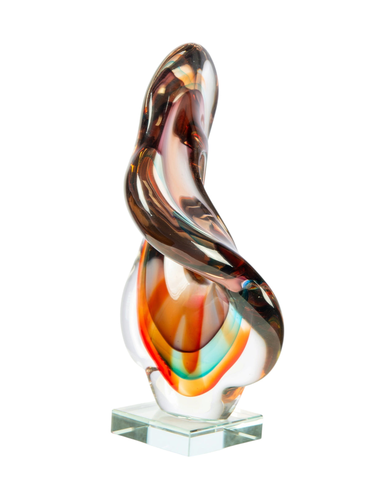 Dale Tiffany Solara 12" Tall Handcrafted Art Glass Sculpture
