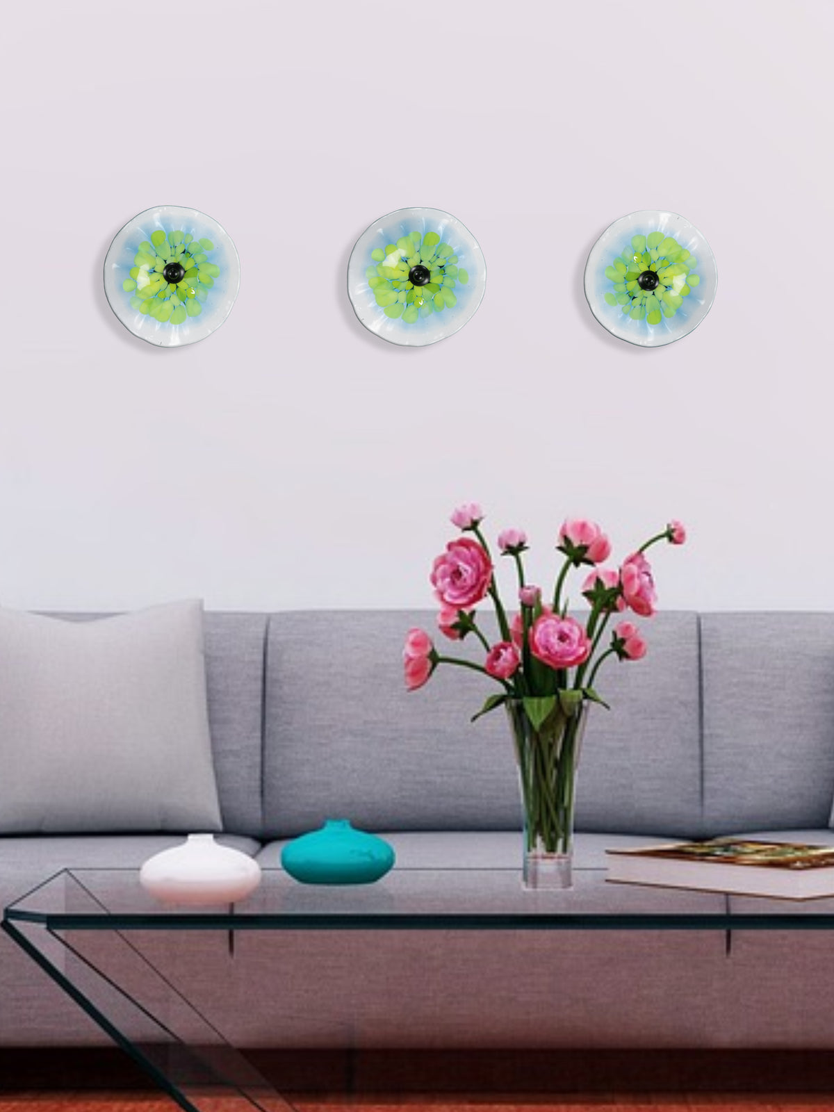 Sprito Hand Blown Art Glass Wall Decor - 8D