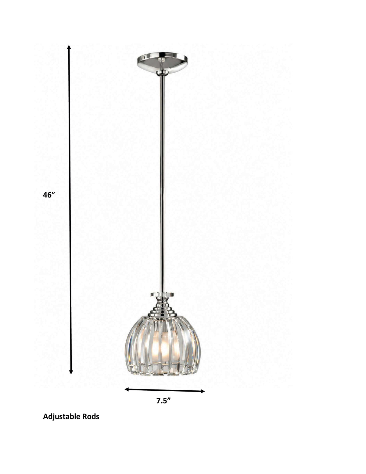 San Bruno Crystal Mini Pendant