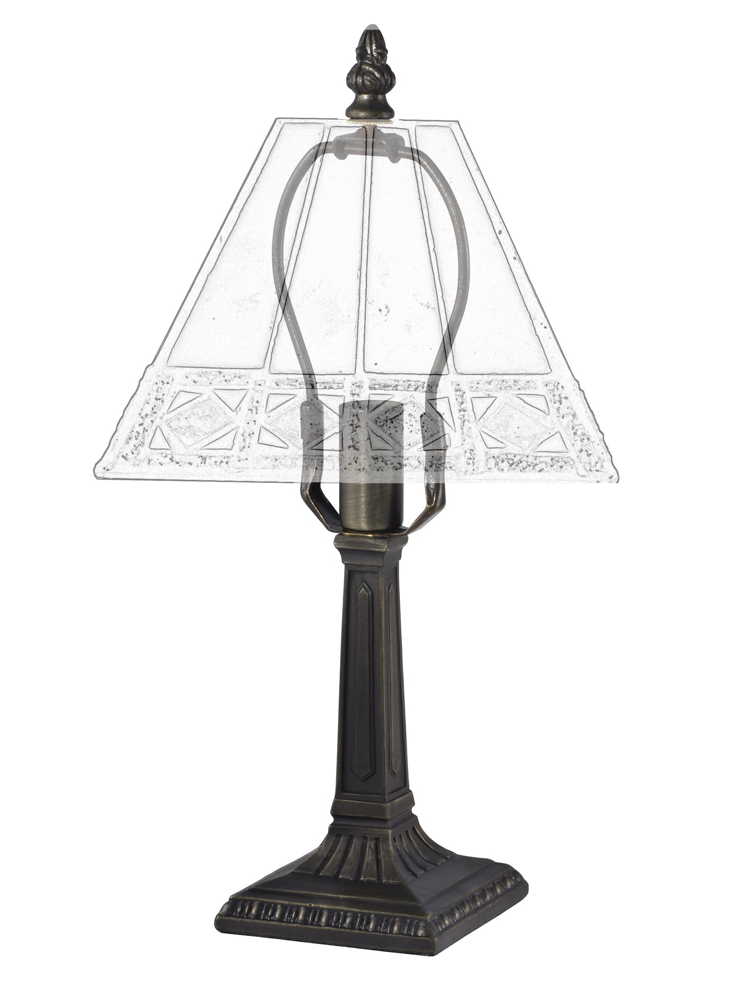 Grafofoni 13" Tall Antique Brass Finish Metal Base