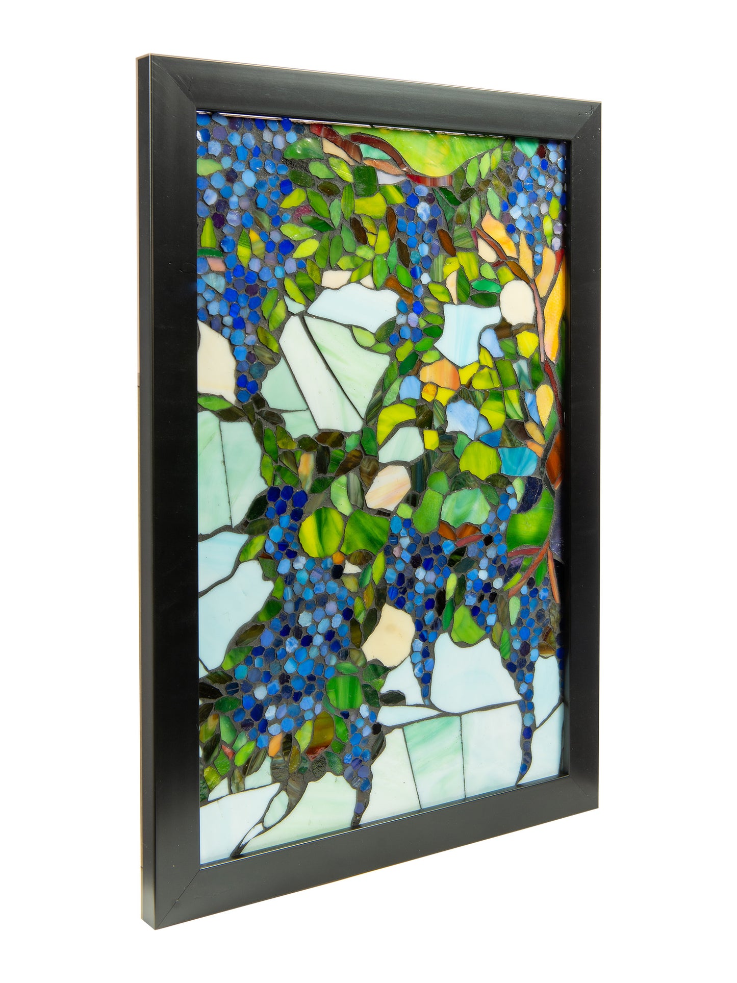 Grapevine Mosaic Art Glass Wall Art / Suncatchers