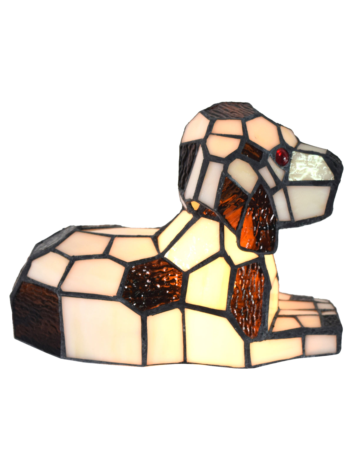 Spotted Dog Tiffany Accent Lamp