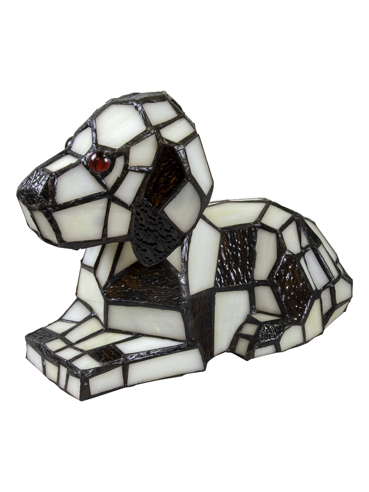 Spotted Dog Tiffany Accent Lamp