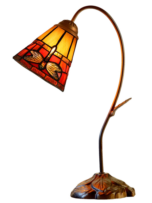 Dragonfly Arc Tiffany Desk Lamp