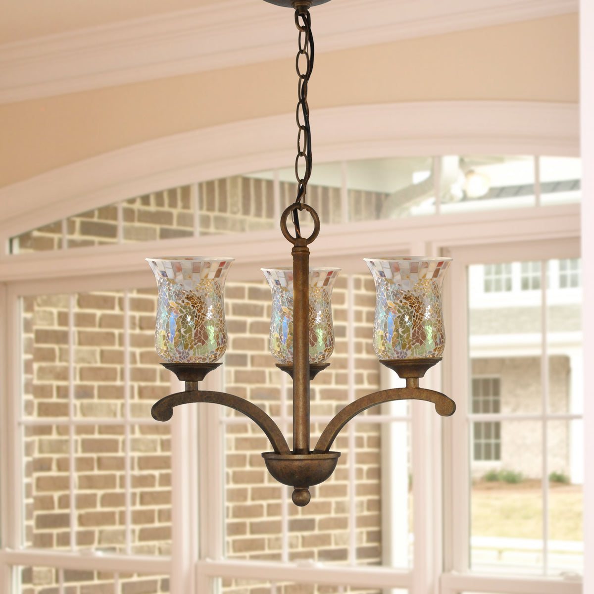 Apsley 3-Light Mosaic Hanging Fixture