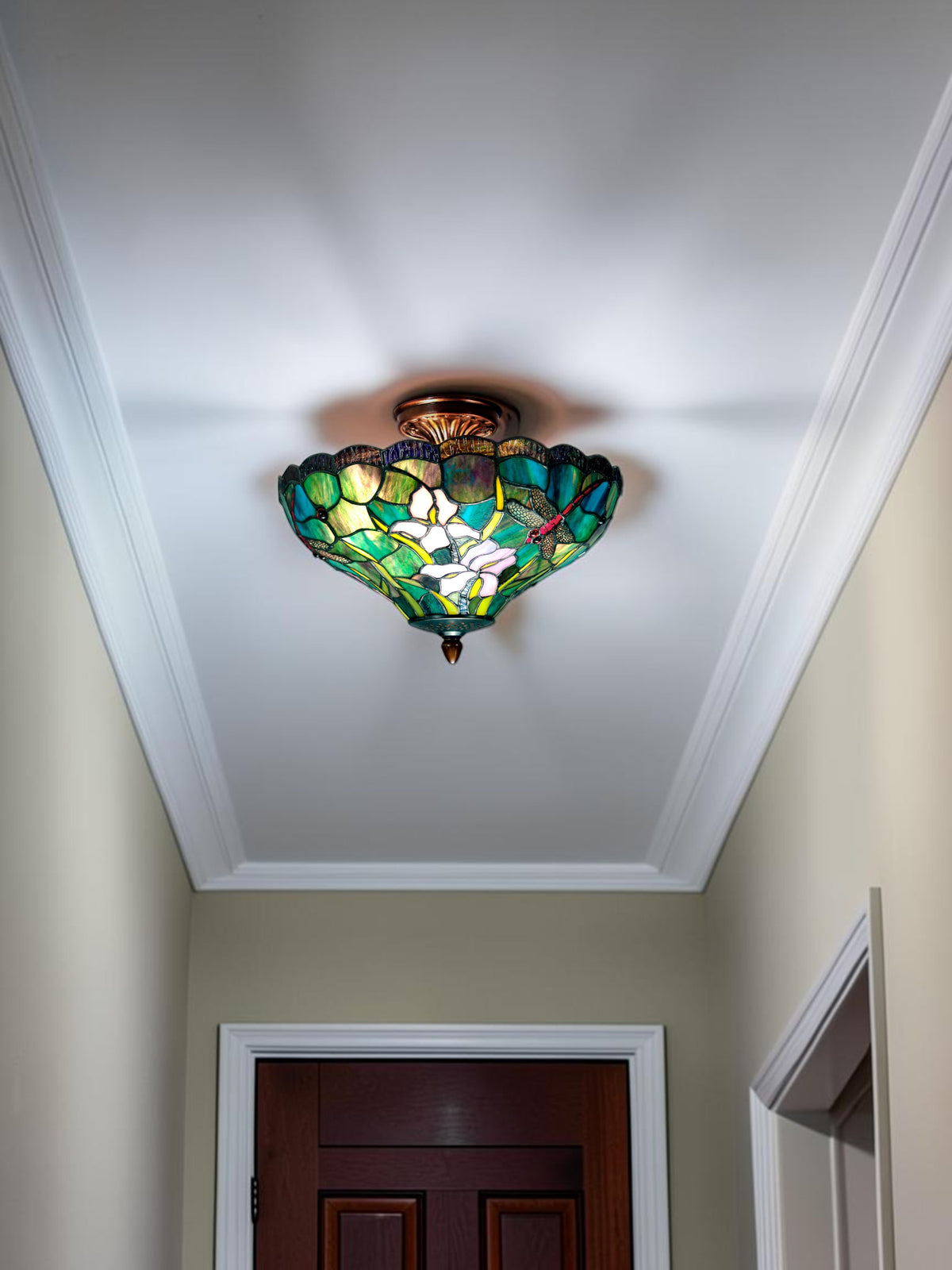 Savannah Tiffany Flush Mount