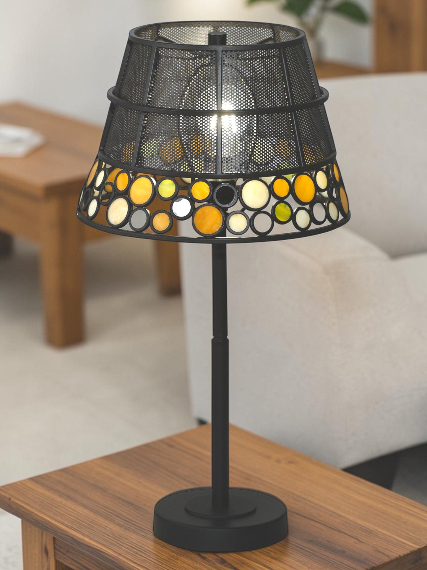 Pasqual Mesh Tiffany Table Lamp