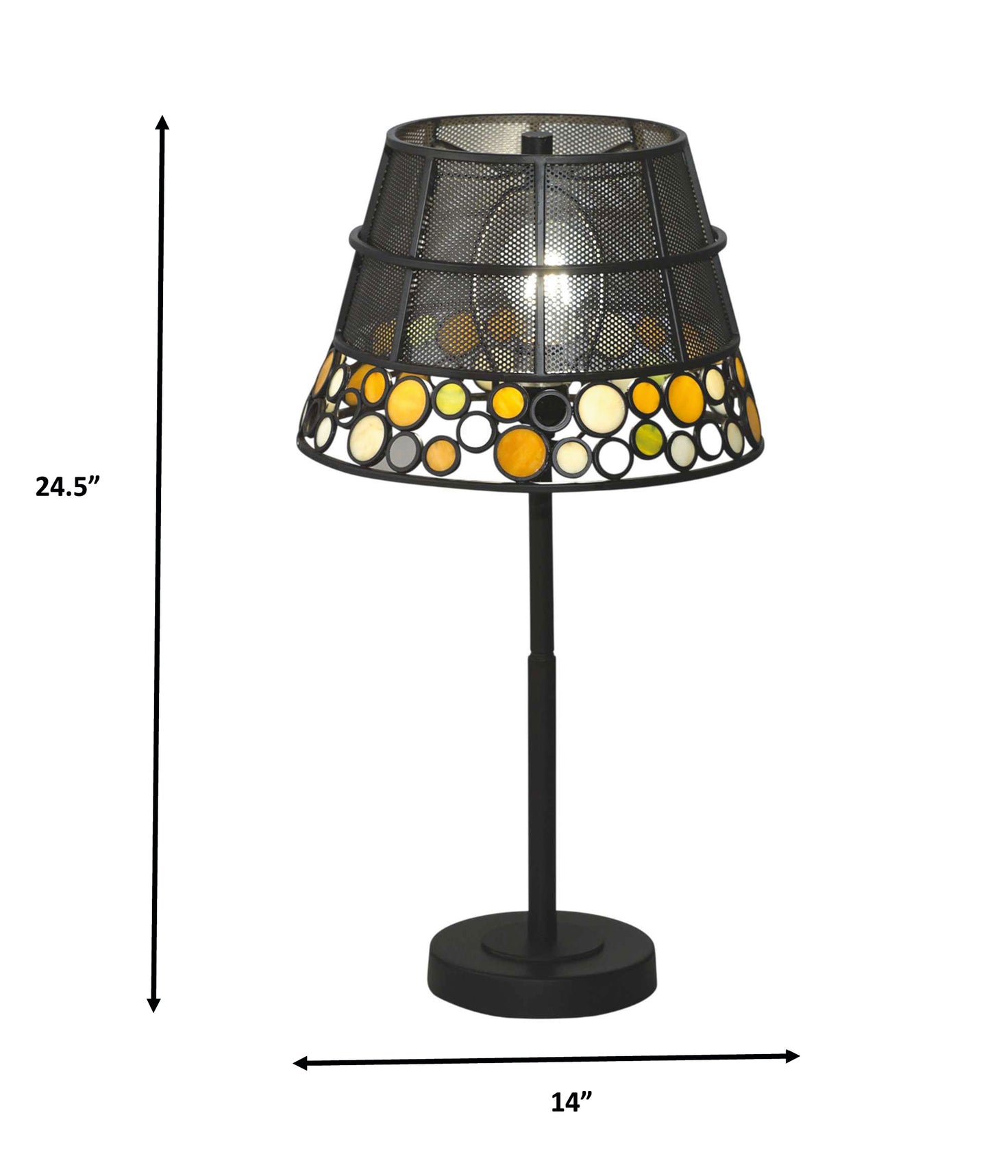 Pasqual Mesh Tiffany Table Lamp