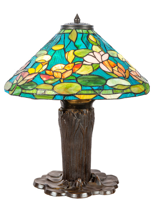 Kampton Water Lily Tiffany Table Lamp