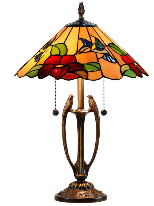 Benezia Hummingbird Tiffany Table Lamp