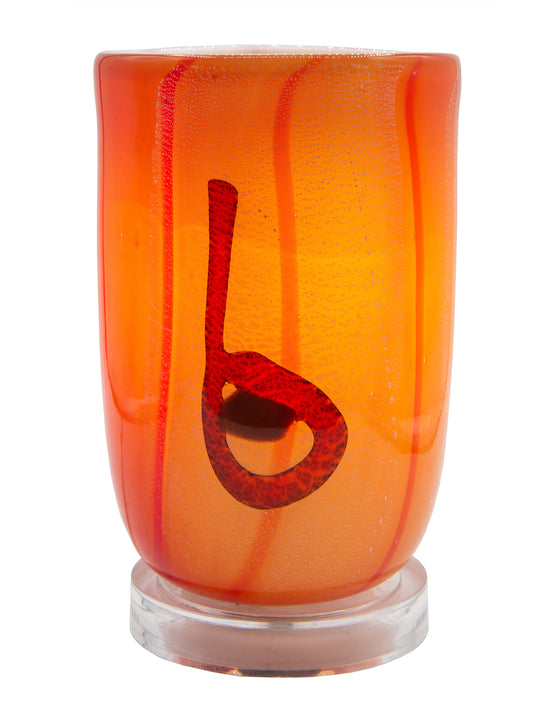 Viscossia Hand Blown Art Glass Accent Lamp
