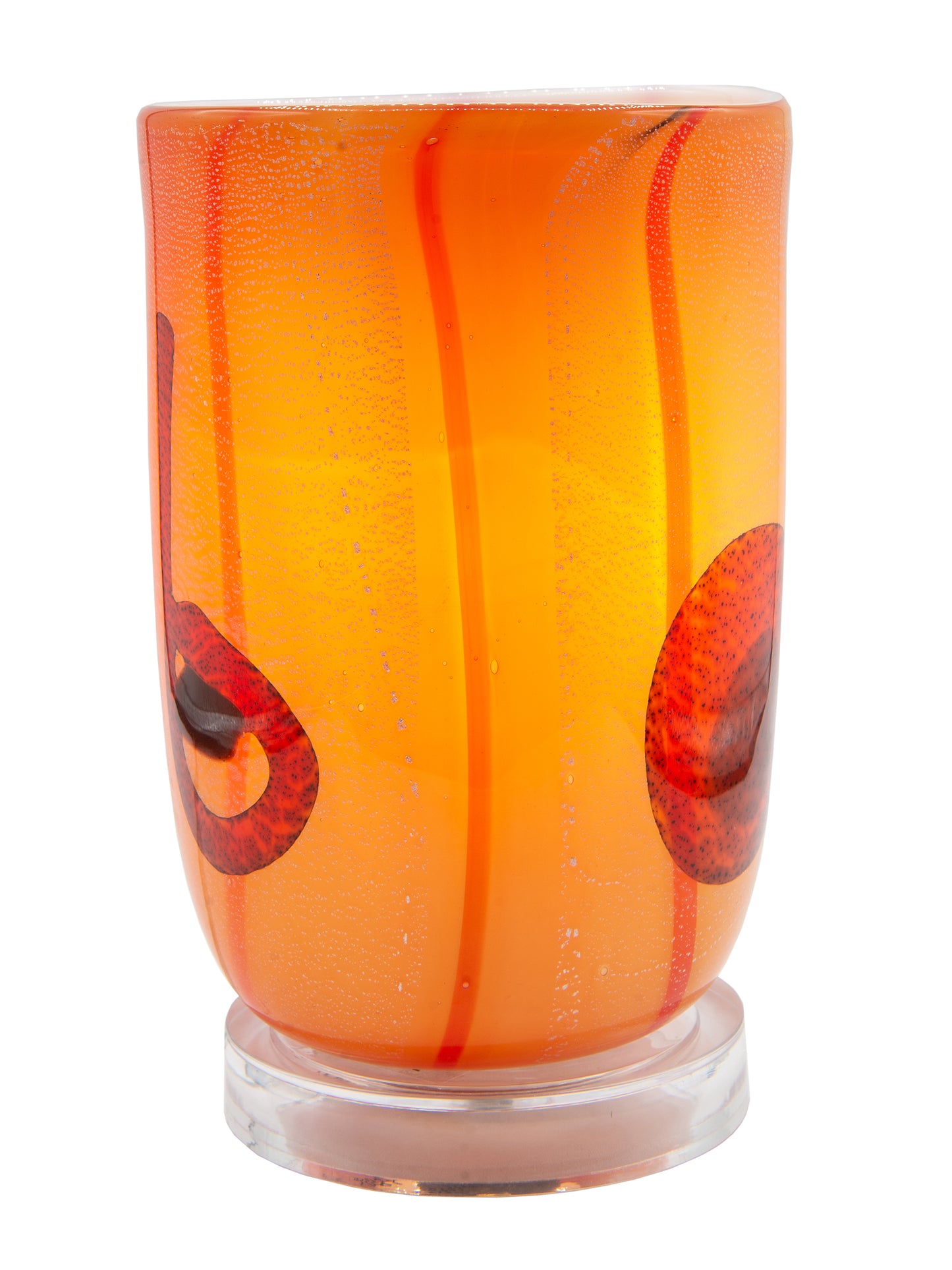 Viscossia Hand Blown Art Glass Accent Lamp